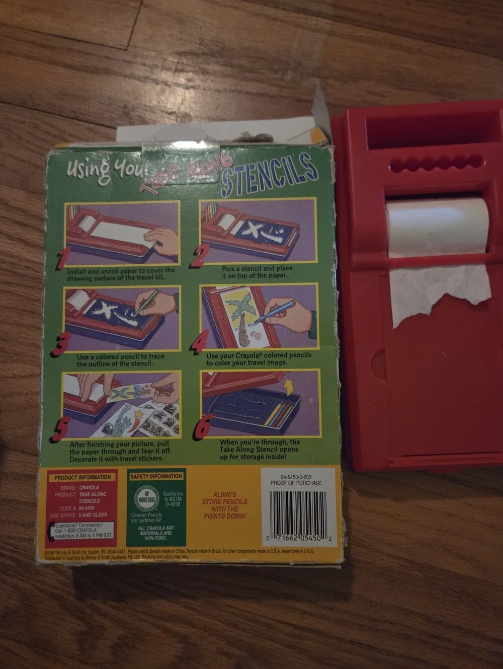 Vintage Crayola Take Along Stencils